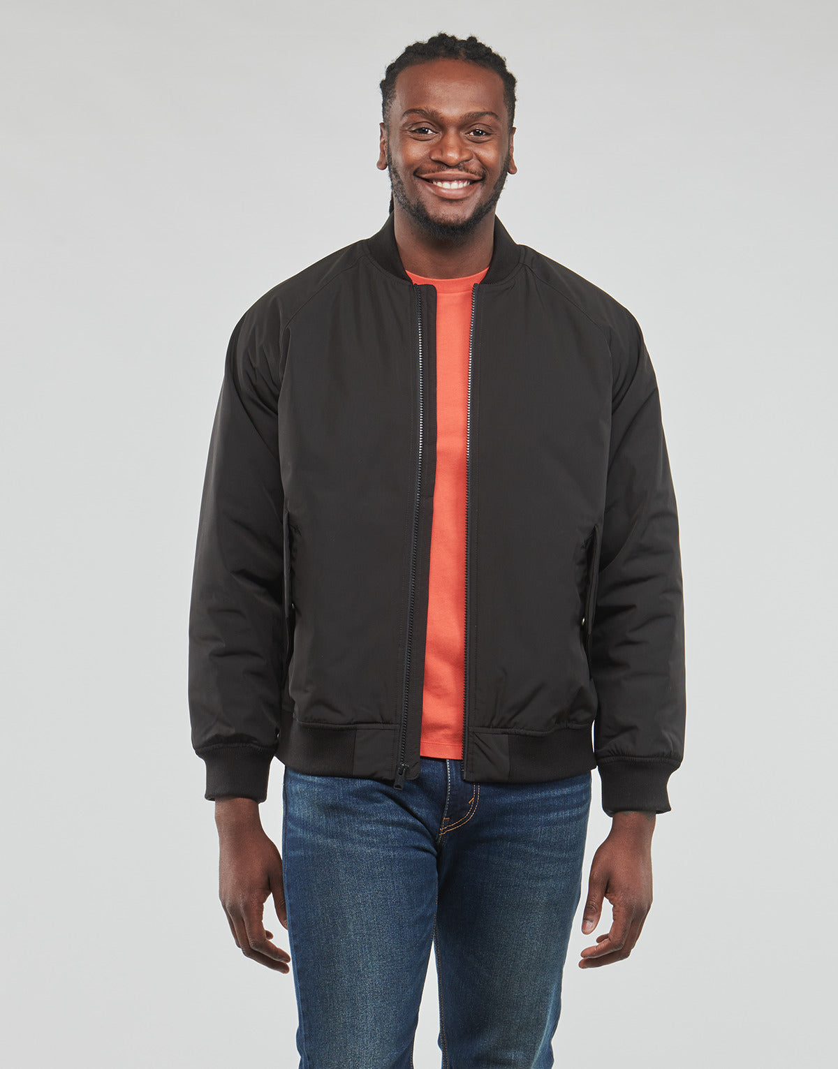 Giubbotto Uomo Levis FILBERT FLIGHT JACKET Nero