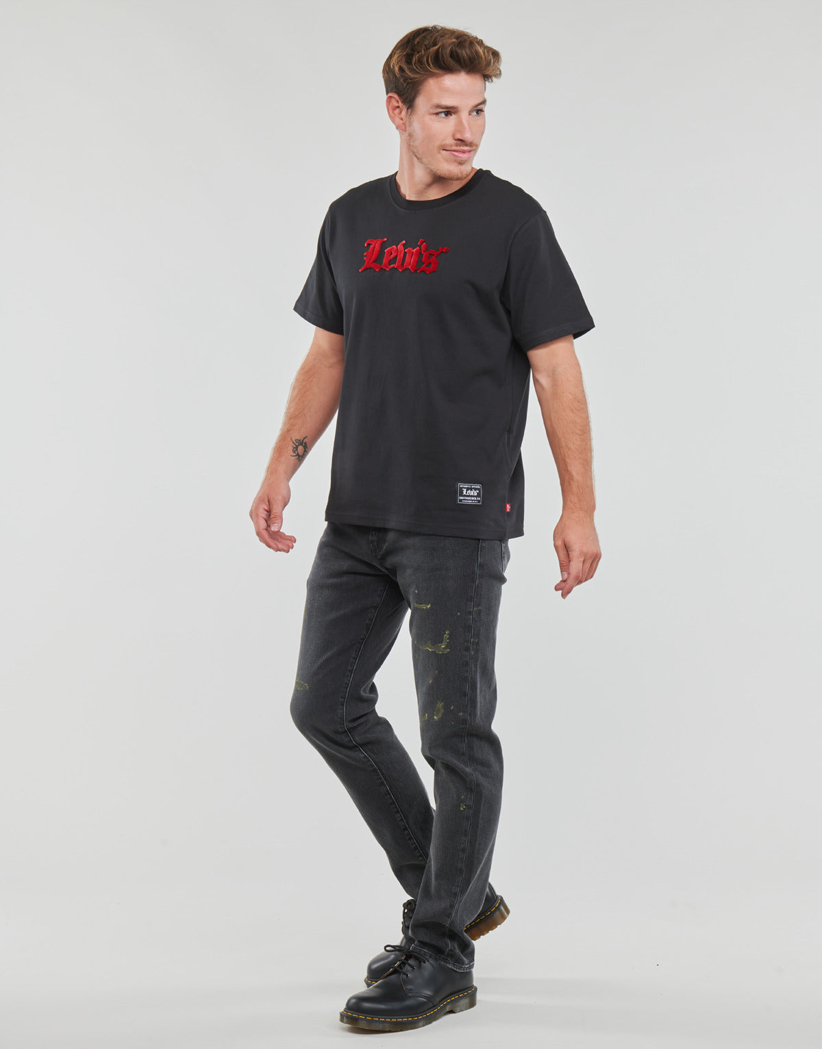 Jeans Tapered Uomo Levis 502 TAPER Nero