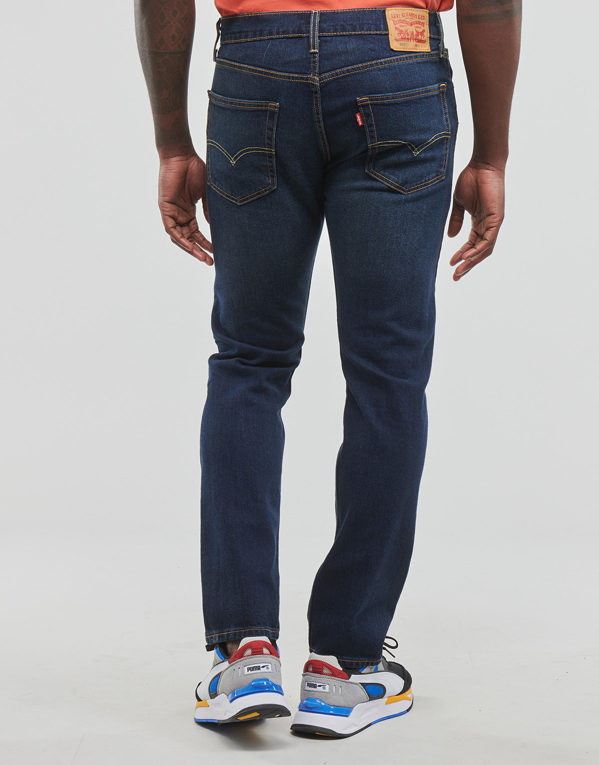 Jeans Tapered Uomo Levis 502 TAPER Blu