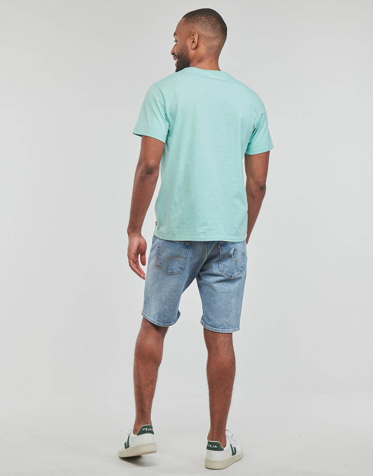 T-shirt Uomo Levis GRAPHIC CREWNECK TEE Blu