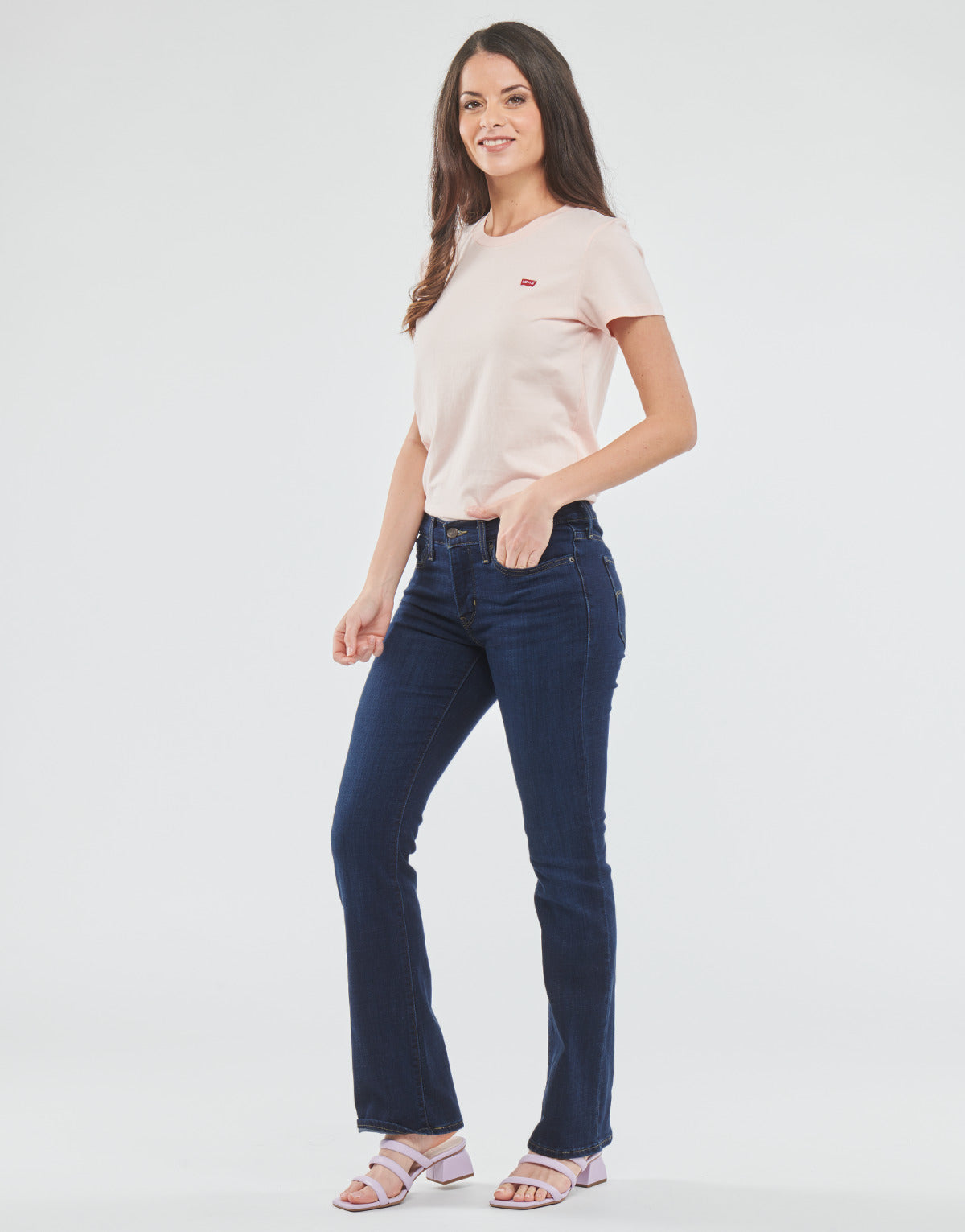 Jeans Bootcut Donna Levis 315 SHAPING BOOT Marine