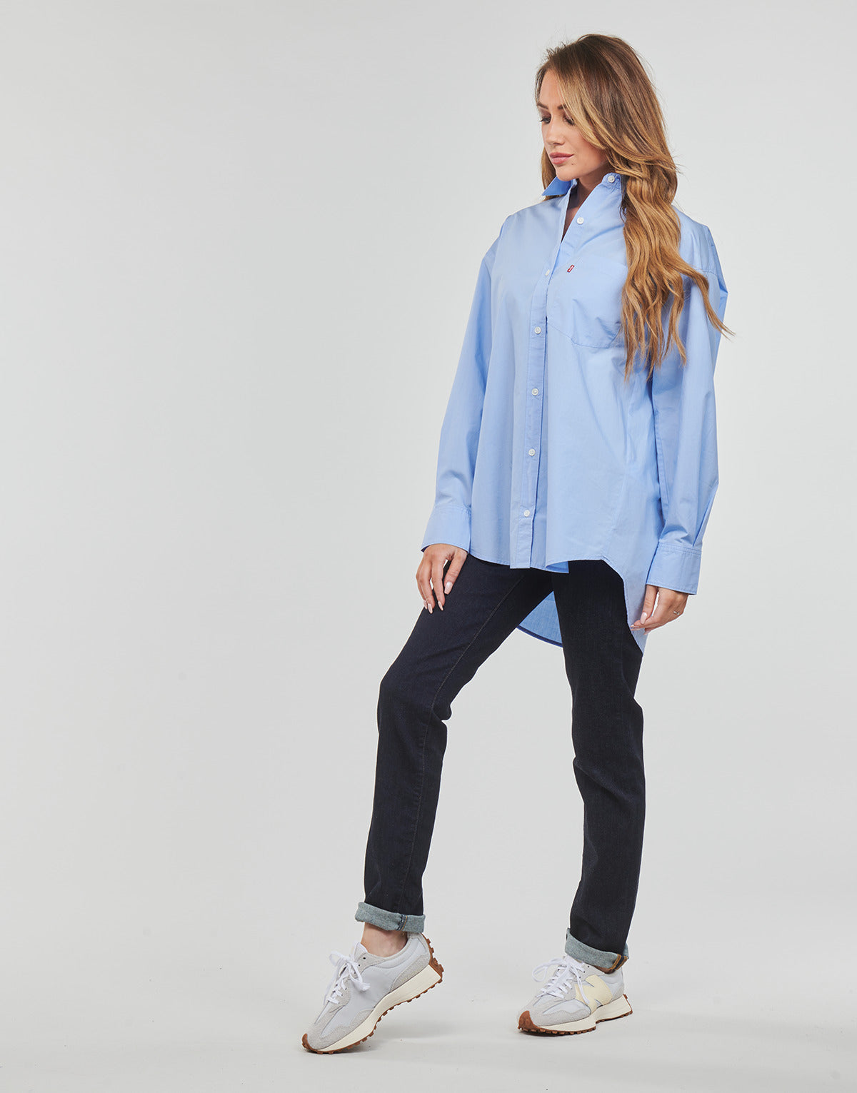 Jeans Donna Levis 724 HIGH RISE STRAIGHT Marine