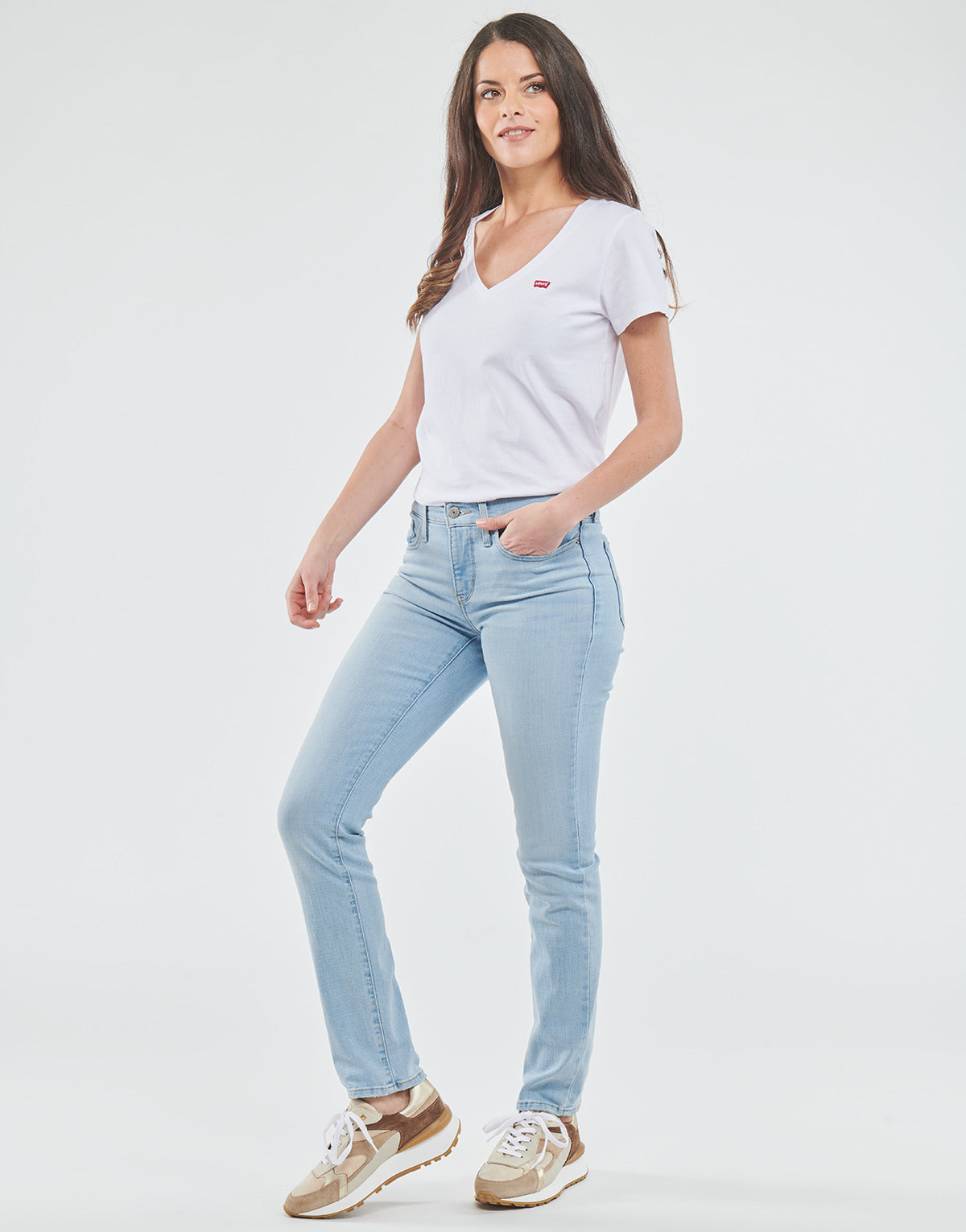 Jeans Slim Donna Levis  312 SHAPING SLIM  Blu