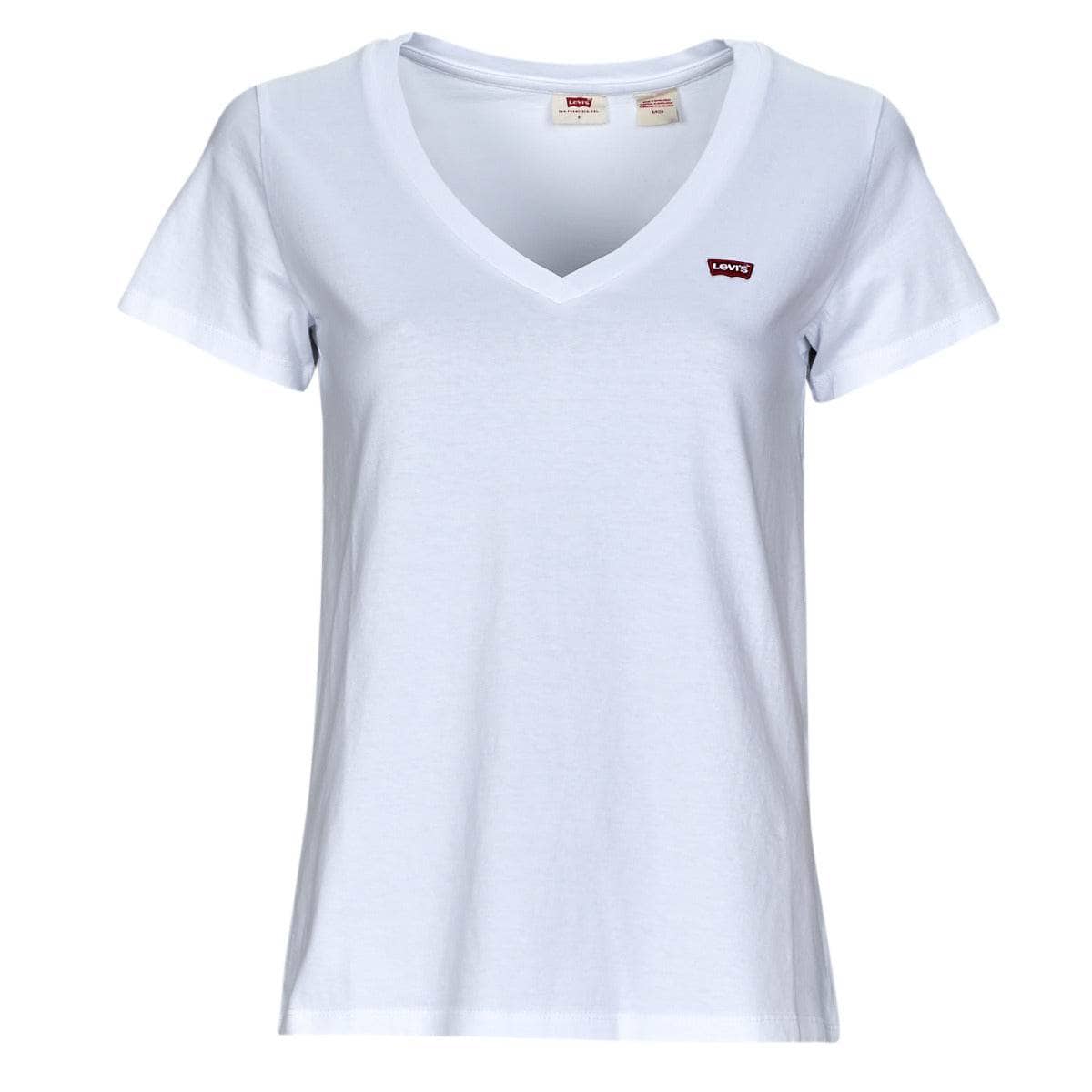 T-shirt Donna Levis PERFECT VNECK Bianco