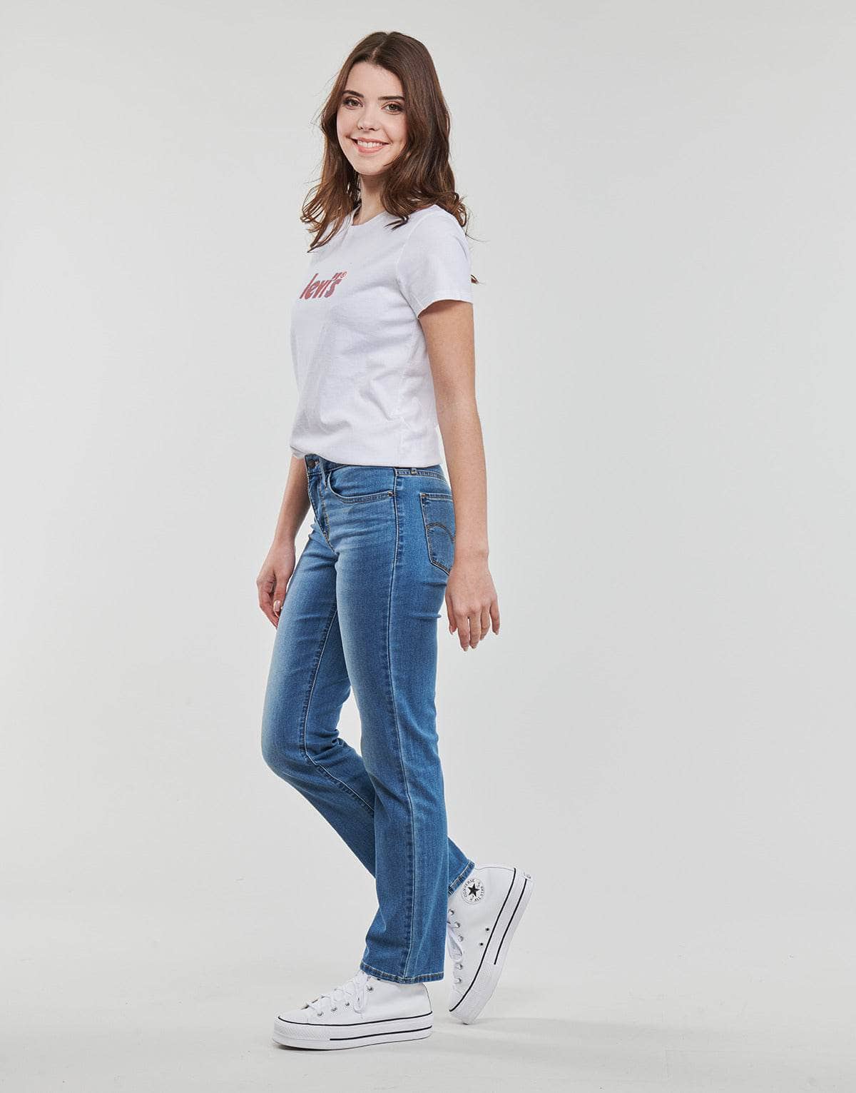 T-shirt Donna Levis THE PERFECT TEE Bianco