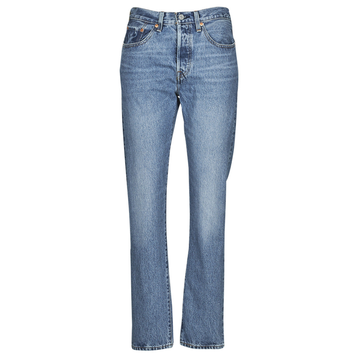 Jeans boyfriend Donna Levis 501® CROP Blu