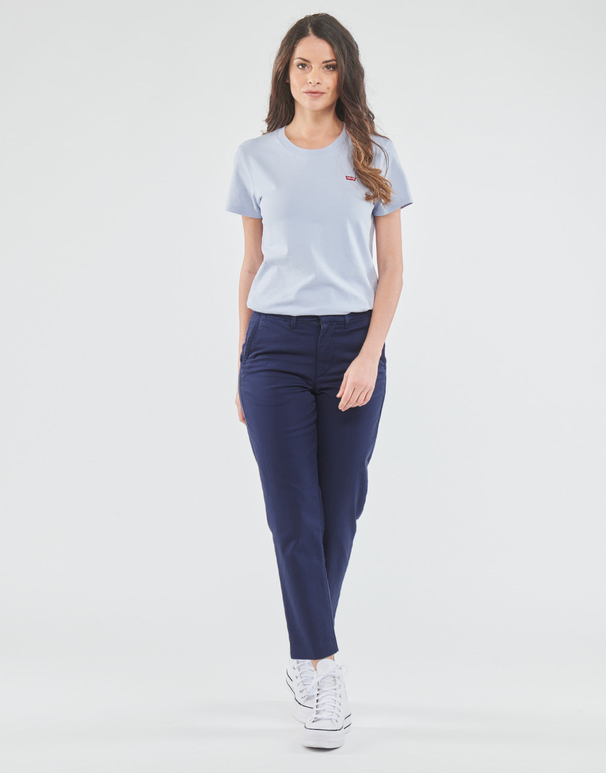 Pantalone Chino Donna Levis ESSENTIAL CHINO Marine