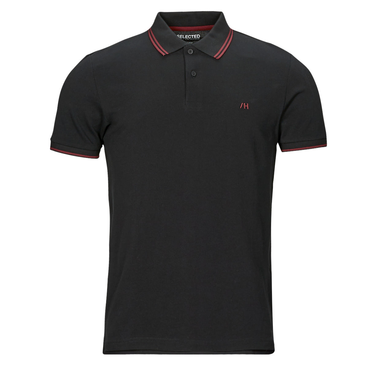 Polo Uomo Selected SLHDANTE SPORT Nero