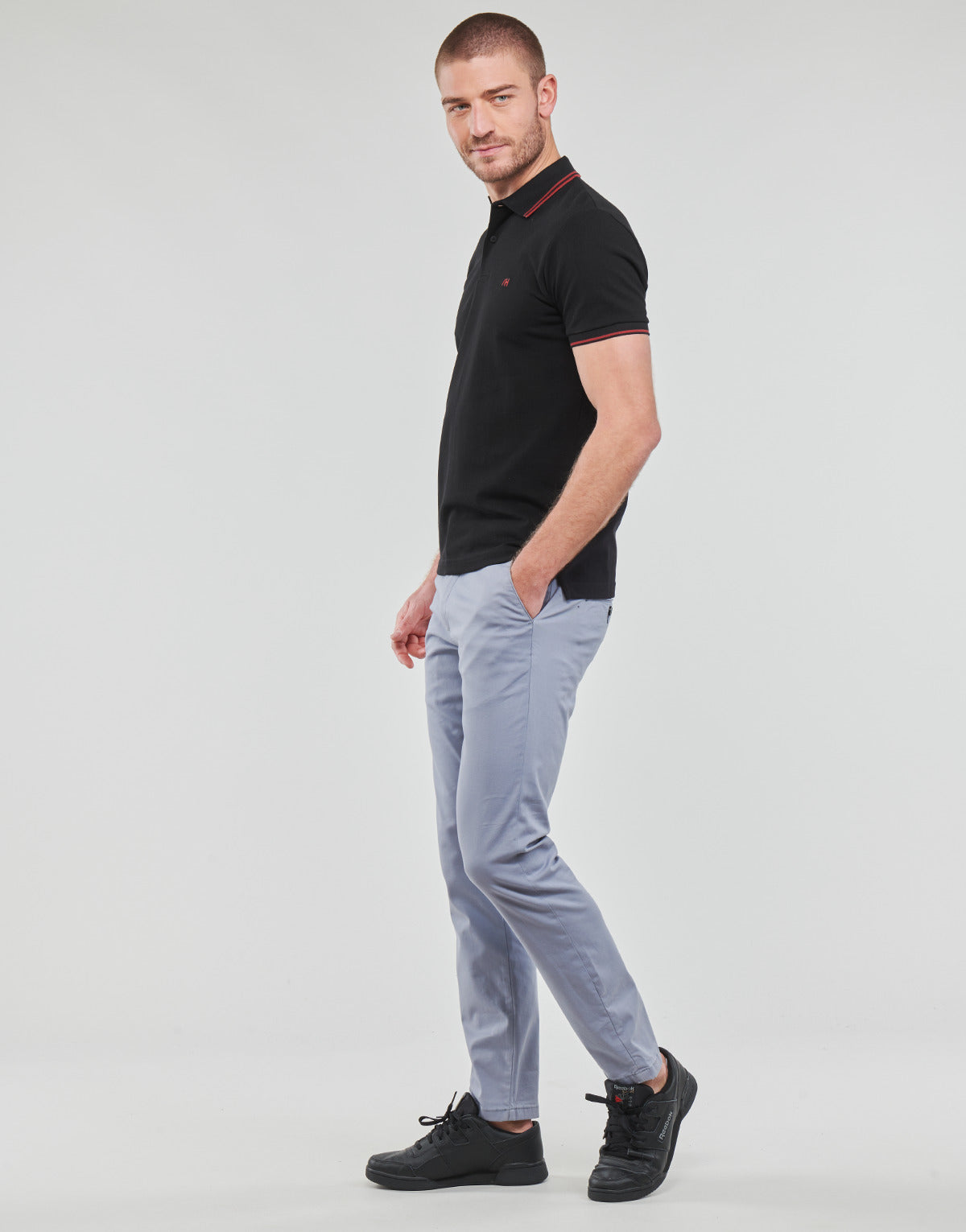 Polo Uomo Selected SLHDANTE SPORT Nero