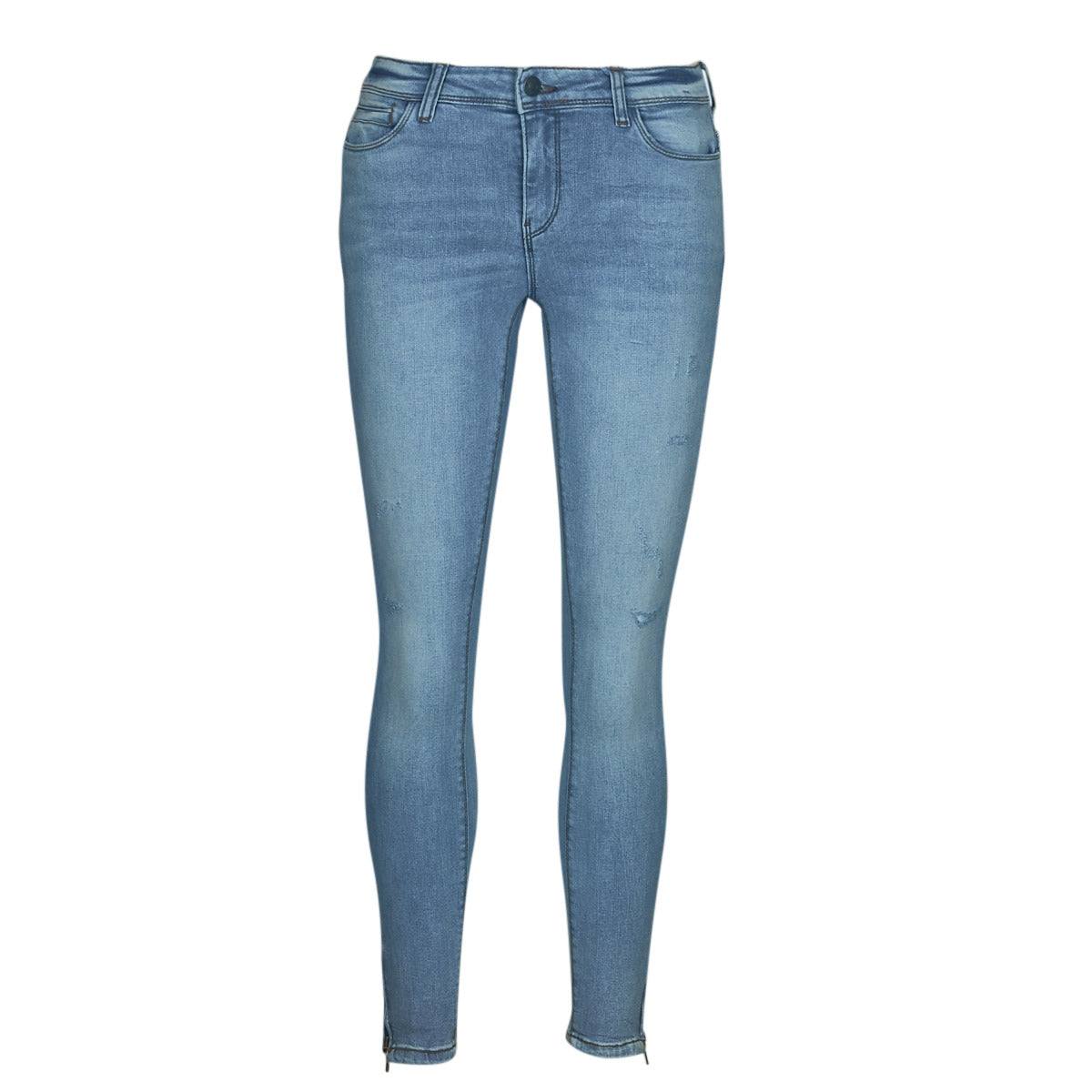 Jeans Slim Donna Noisy May NMKIMMY NW ANK DEST JEANS AZ237LB NOOS Blu
