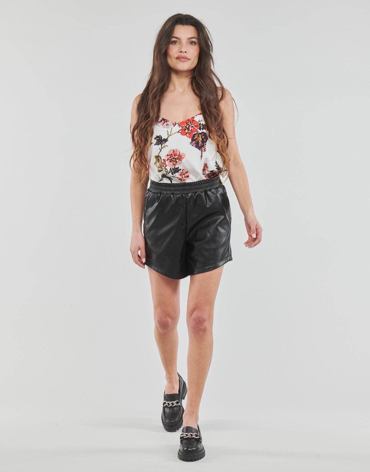 Shorts Donna Noisy May NMPROOF HW PU SHORTS Nero