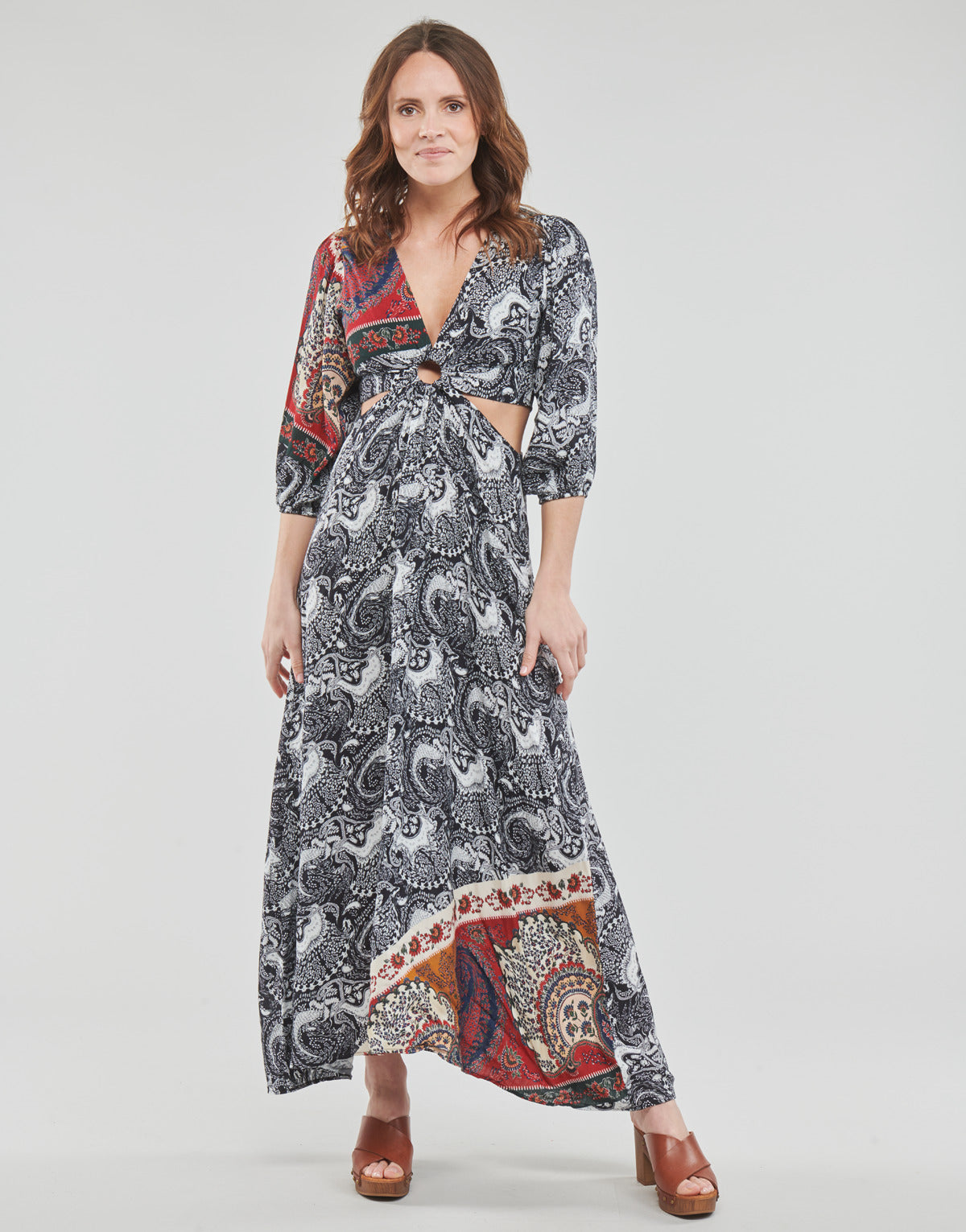 Abito lungo Donna Desigual VEST_SIRSAL Multicolore