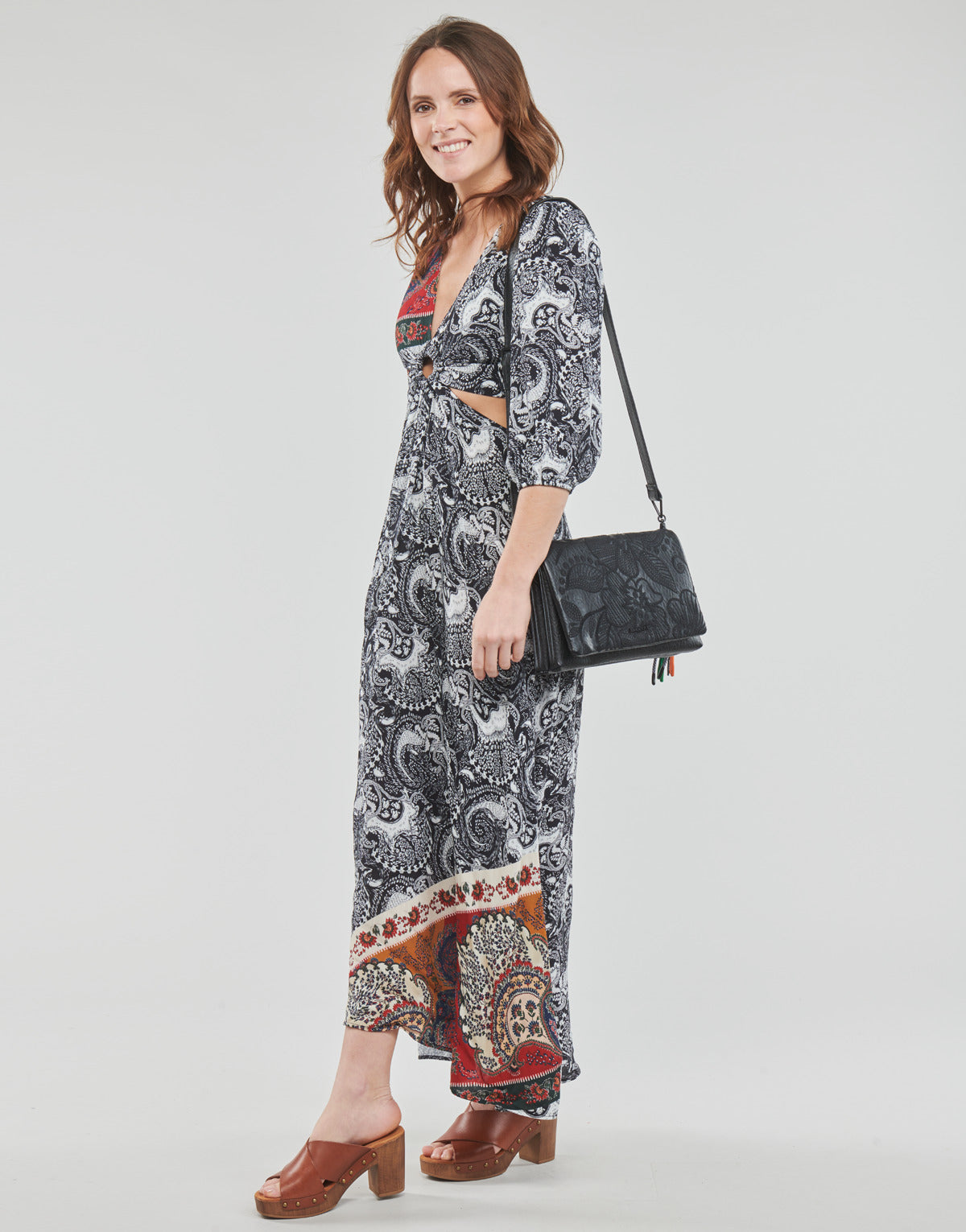 Abito lungo Donna Desigual VEST_SIRSAL Multicolore