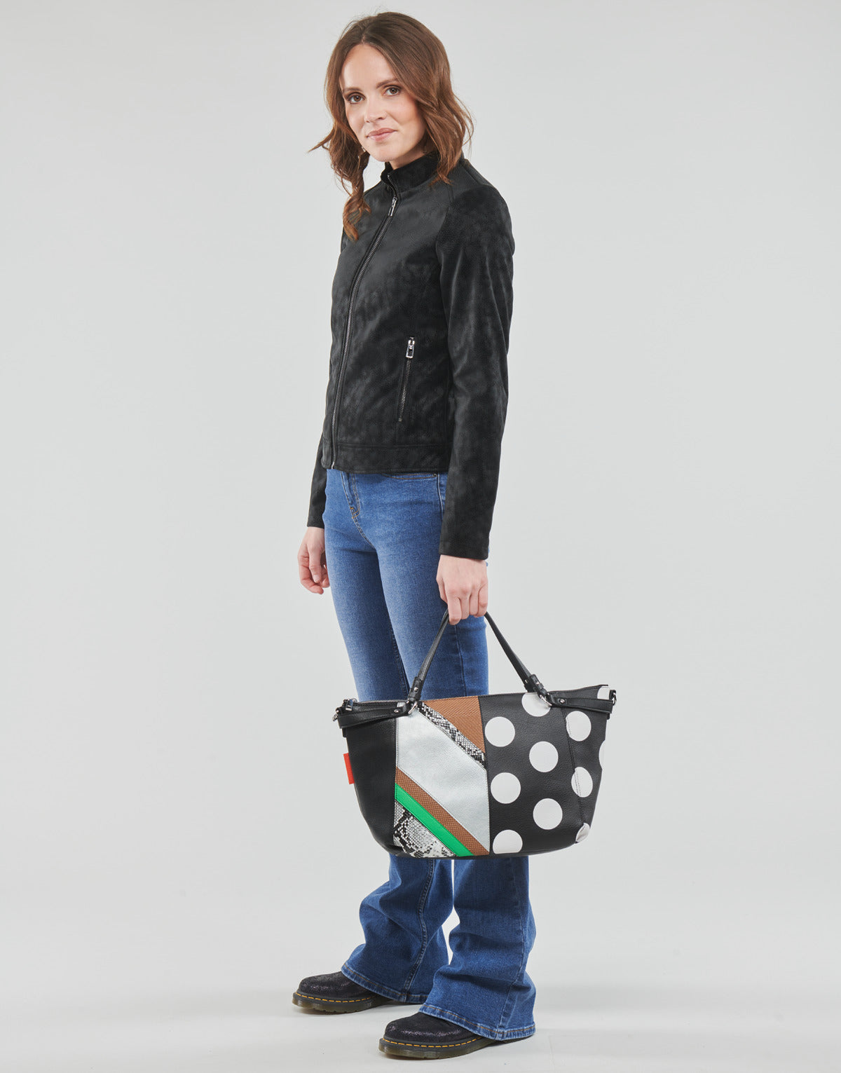 Giacca in pelle Donna Desigual CHAQ_DETROIT Nero