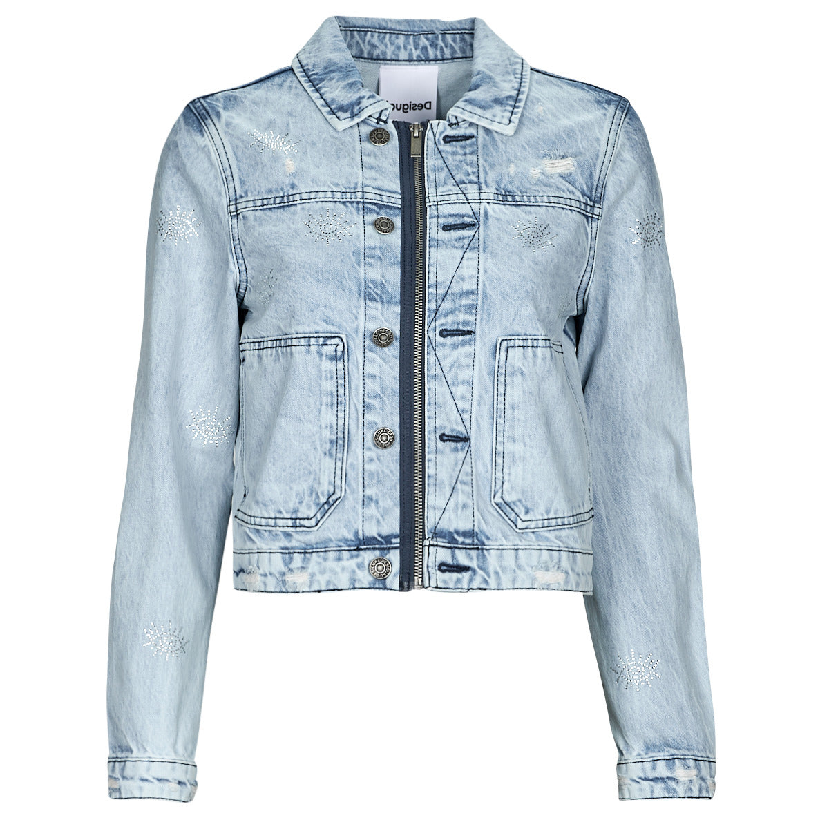 Giacca in jeans Donna Desigual CHAQ_FERIHA Blu
