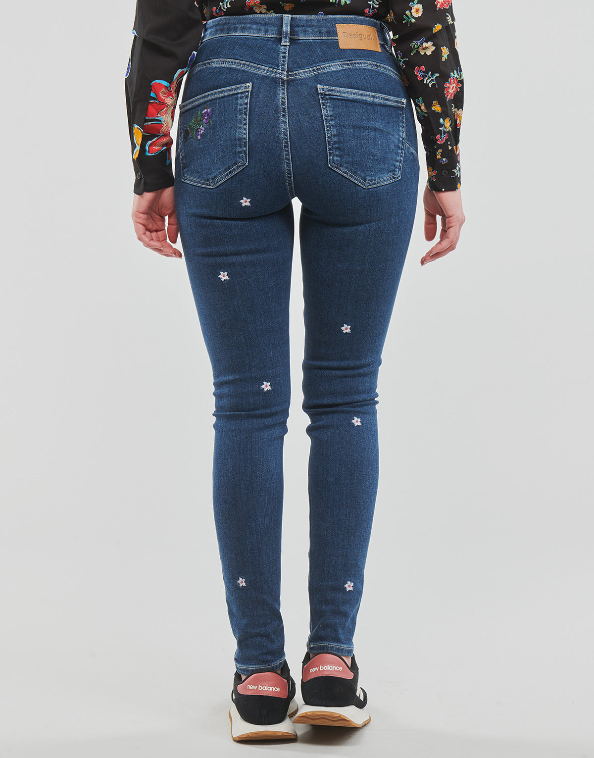 Jeans Slim Donna Desigual DENIM_NANI Blu