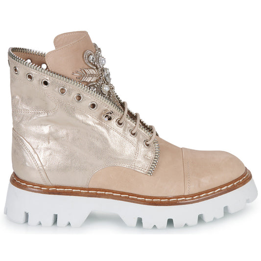 Stivaletti Donna Fru.it TEXANO Beige