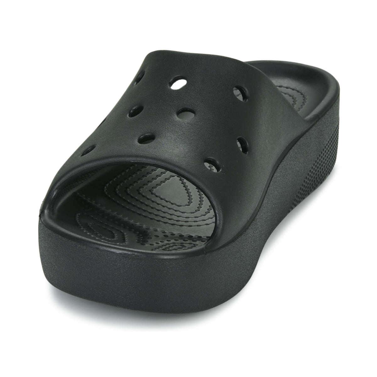 ciabatte Donna Crocs Classic Platform Slide Nero