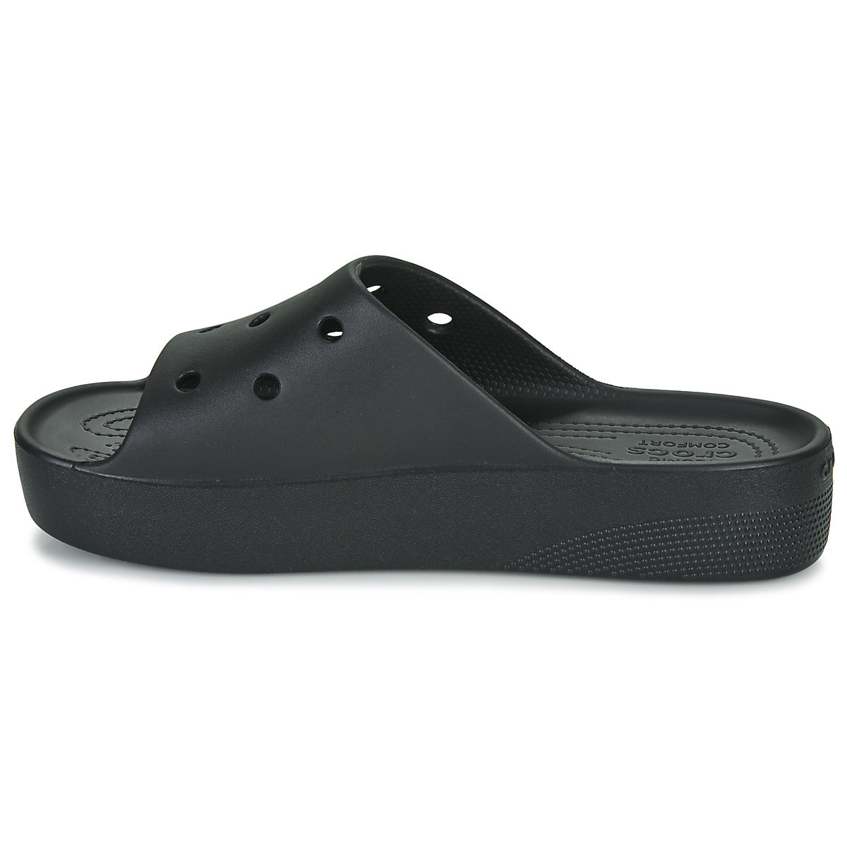 ciabatte Donna Crocs Classic Platform Slide Nero