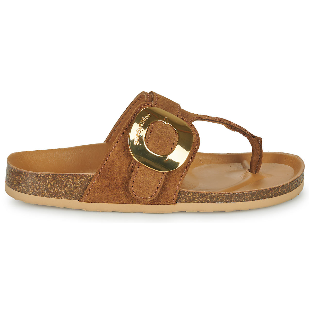 Infradito Donna See by Chloé CHANY FUSSBETT Marrone