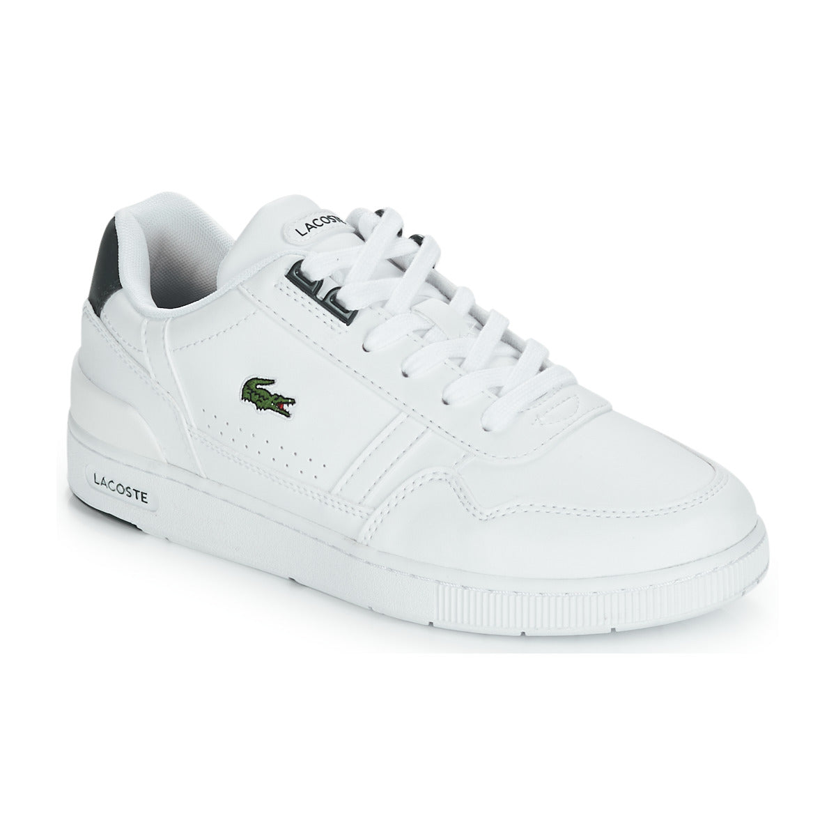 Scarpe bambini ragazza Lacoste T-CLIP Bianco