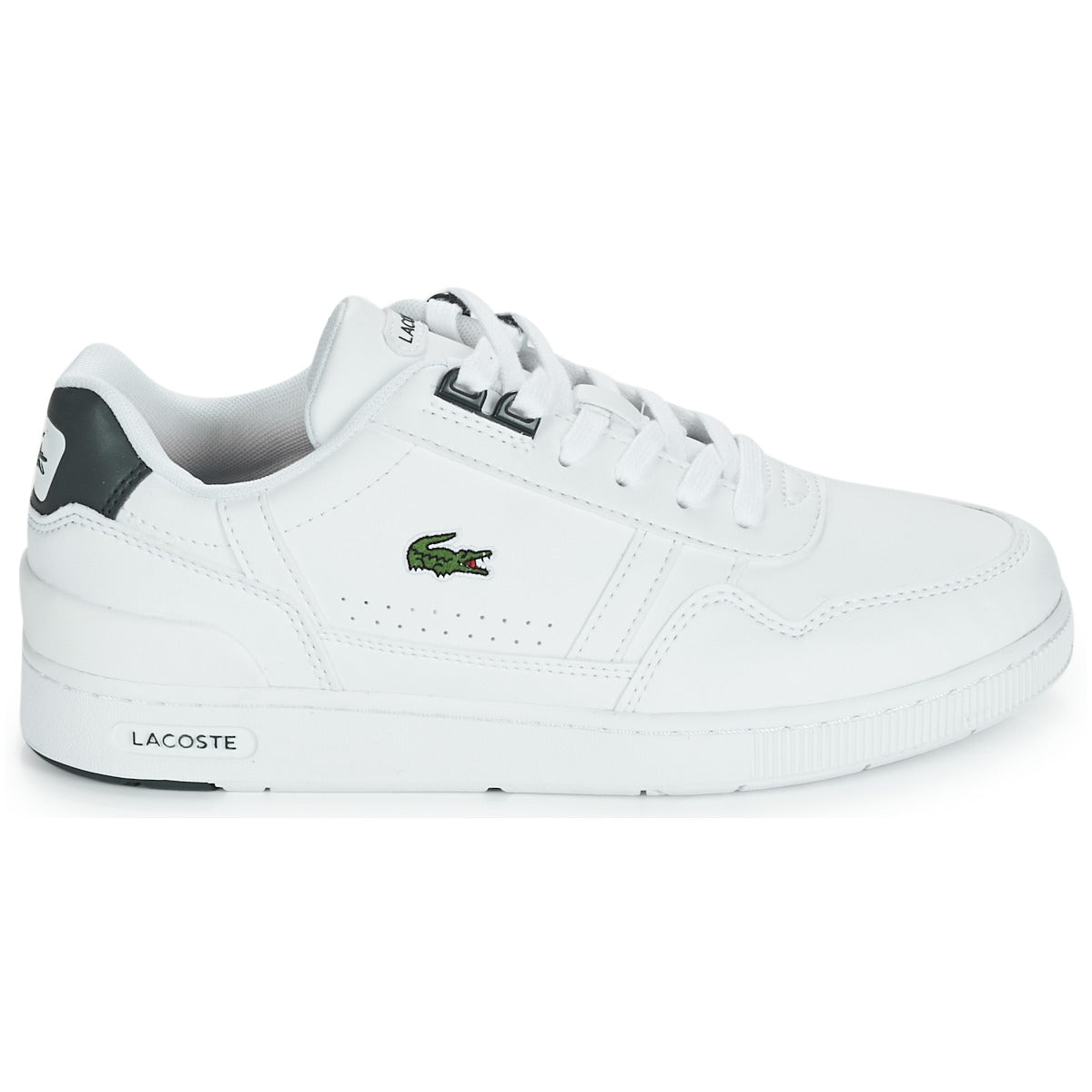 Scarpe bambini ragazza Lacoste T-CLIP Bianco