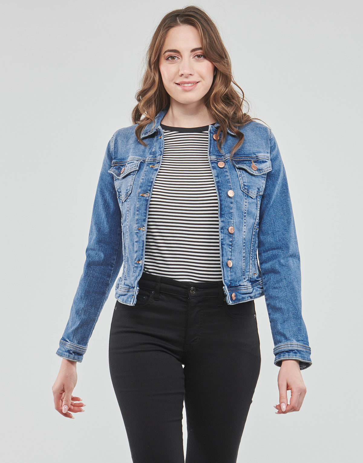 Giacca in jeans Donna Esprit JACKET Blu