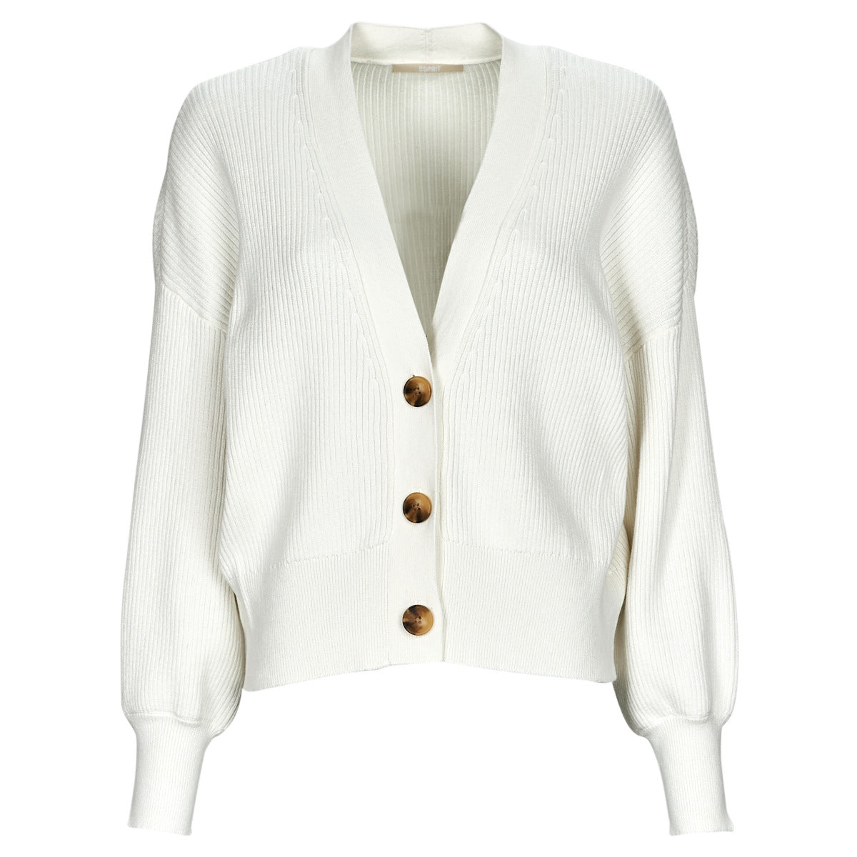 Gilet / Cardigan Donna Esprit cardigan Bianco