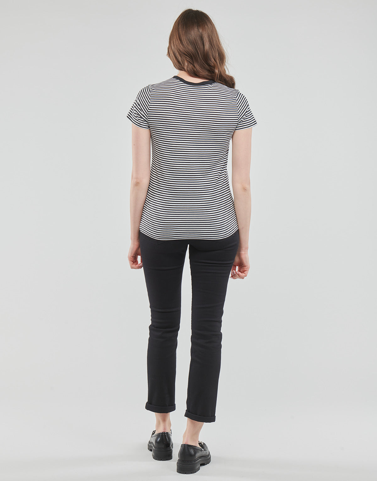 T-shirt Donna Esprit Y/D STRIPE Nero