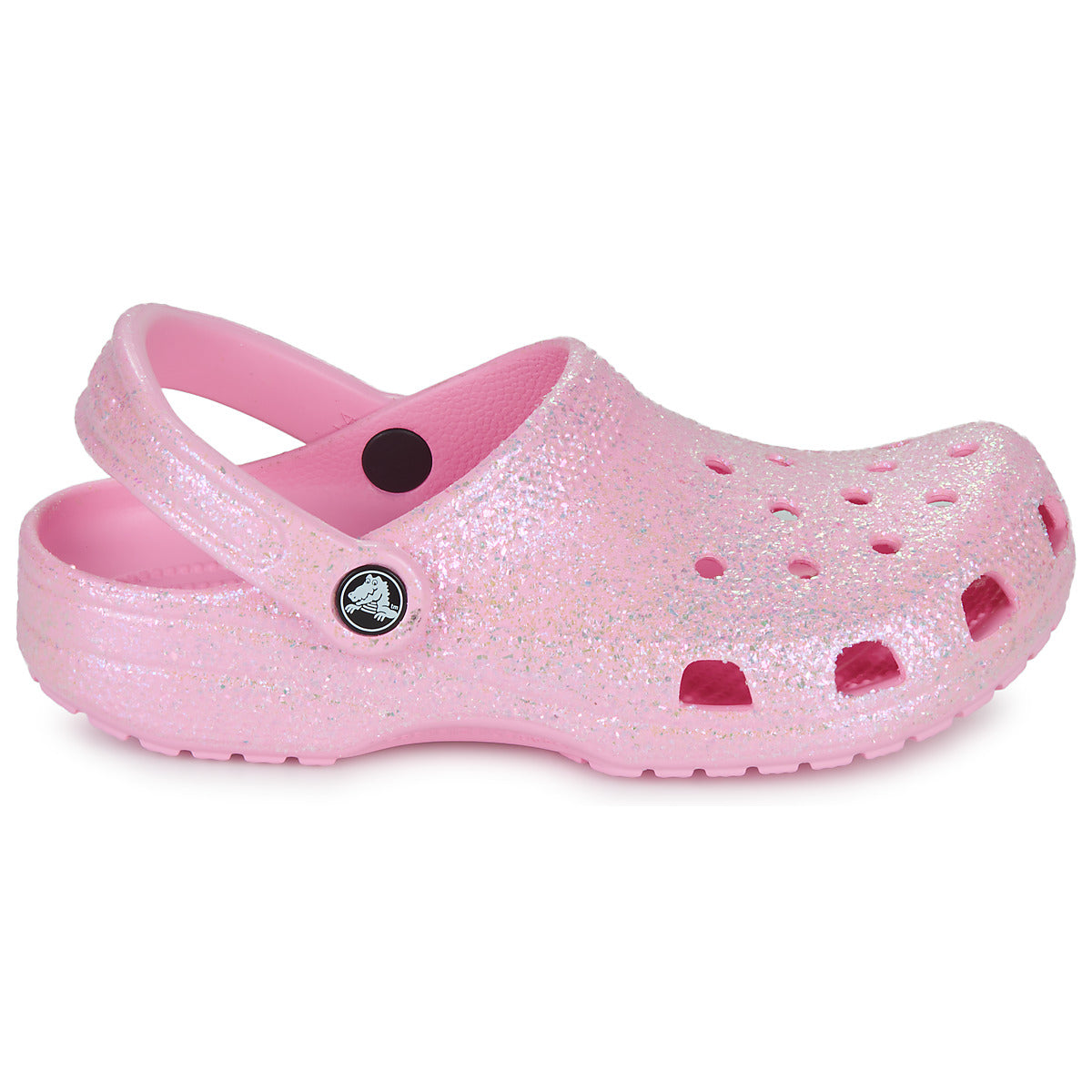Scarpe bambini ragazza Crocs Classic Glitter Clog K Rosa