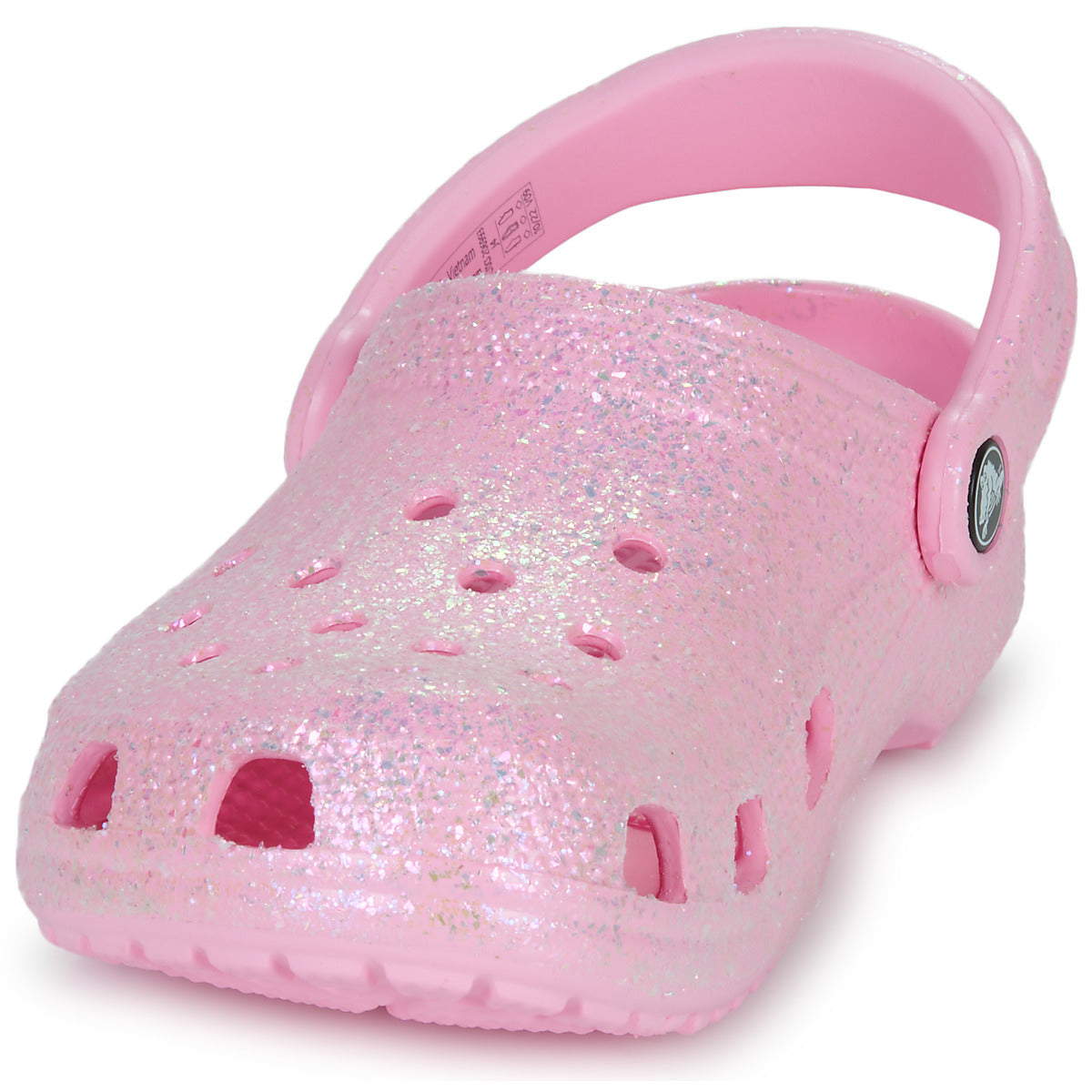 Scarpe bambini ragazza Crocs Classic Glitter Clog K Rosa