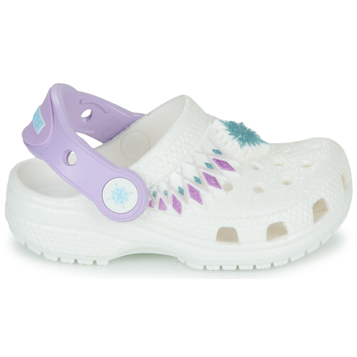 Sandali bambini ragazza Crocs  Cls FL I AM Frozen II CgT  Bianco