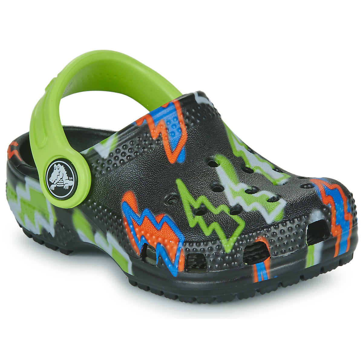 Scarpe bambini ragazzo Crocs Classic Lightning Bolt CgT Nero
