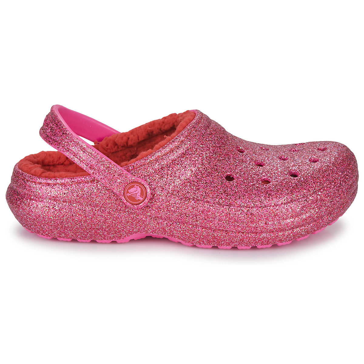 Scarpe bambini ragazza Crocs Classic Lined ValentinesDayCgK Rosa