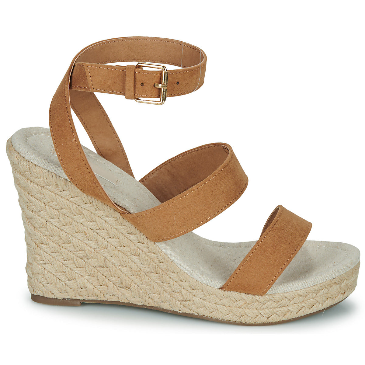Sandali Donna Only ONLAMELIA-16 WEDGE SANDAL Marrone