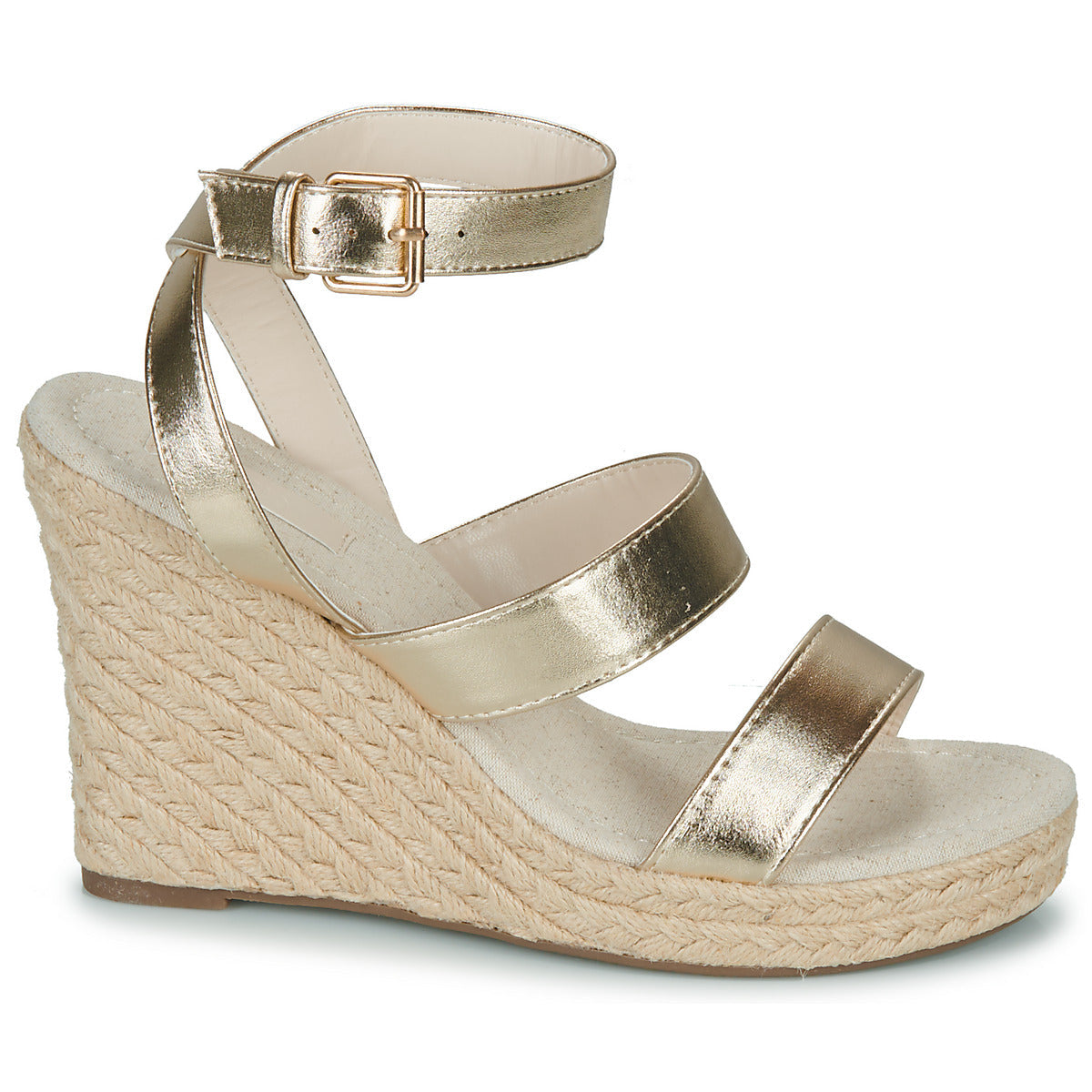 Sandali Donna Only ONLAMELIA-16 WEDGE SANDAL FOIL Oro