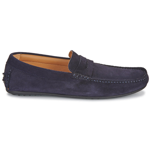 Scarpe Uomo Selected  SLHSERGIO SUEDE PENNY DRIVING  Marine