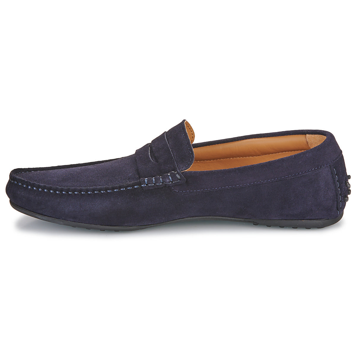 Scarpe Uomo Selected  SLHSERGIO SUEDE PENNY DRIVING  Marine