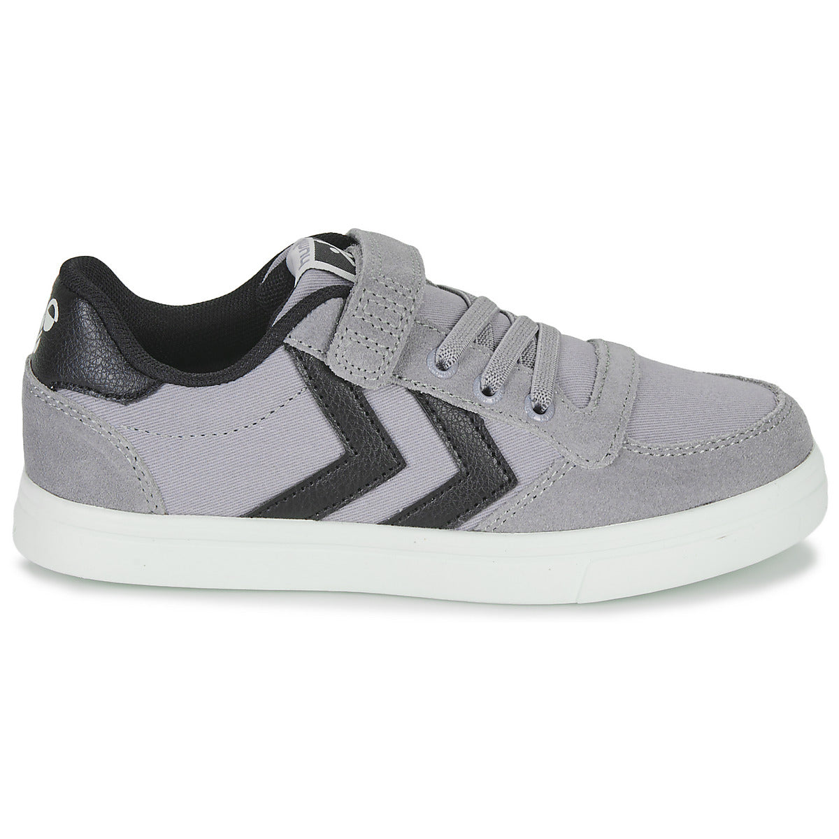Scarpe bambini ragazza hummel SLIMMER STADIL LOW JR Grigio