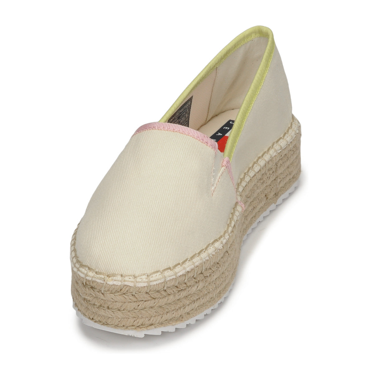 Scarpe Espadrillas Donna Tommy Jeans TOMMY JEANS FLATFORM ESPADRILLE Beige