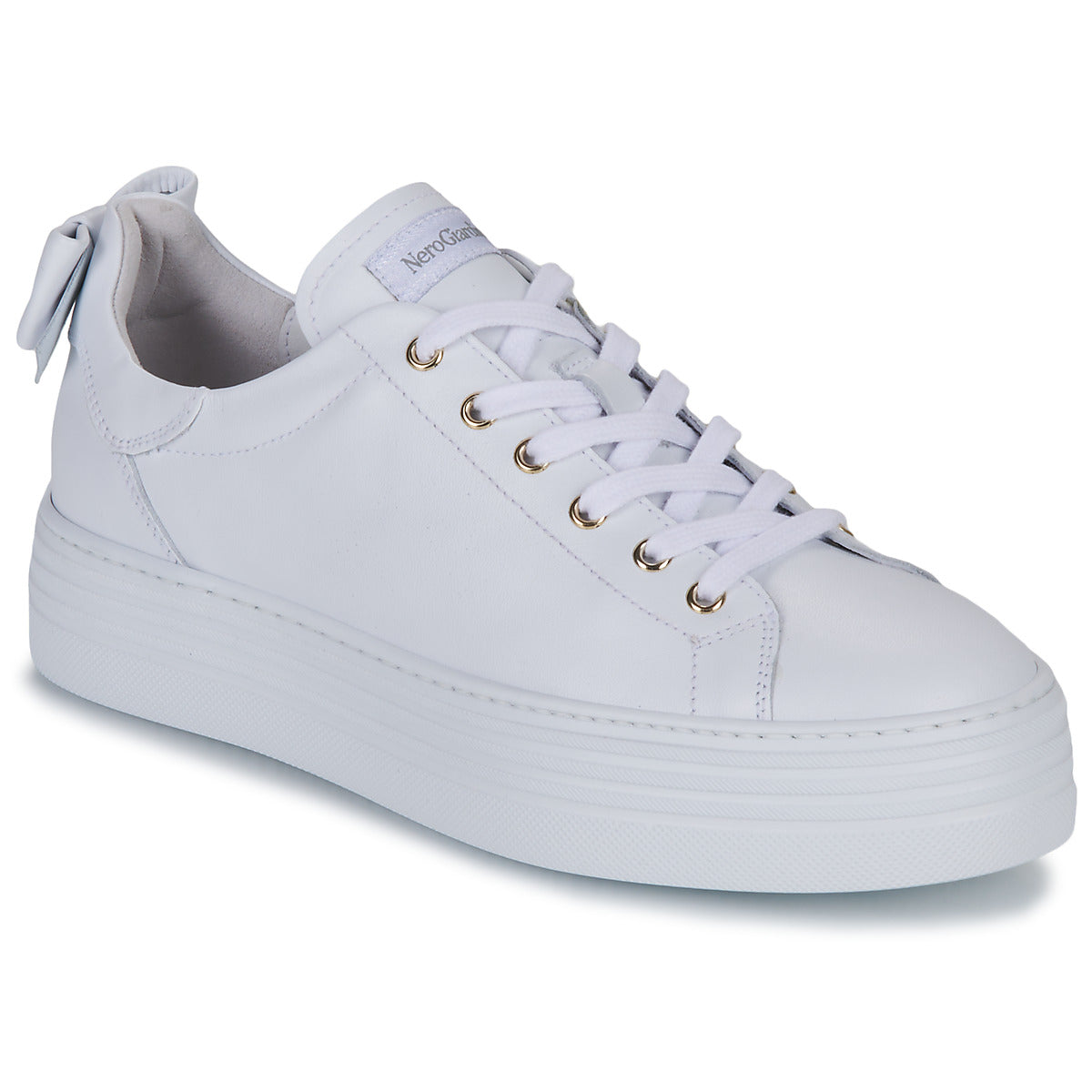 Sneakers basse Donna NeroGiardini E306521D-707 Bianco