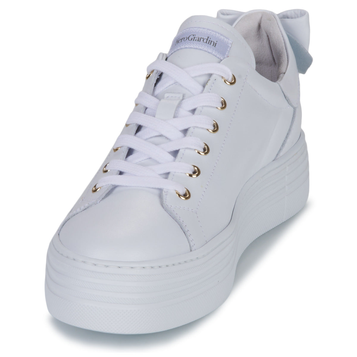 Sneakers basse Donna NeroGiardini E306521D-707 Bianco