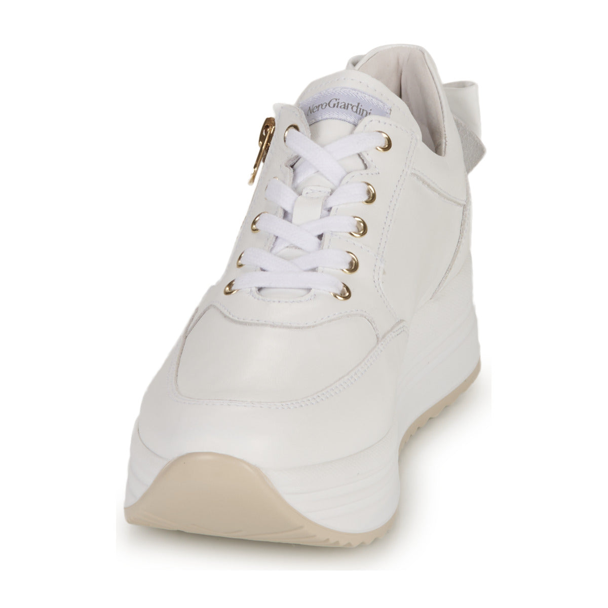Sneakers basse Donna NeroGiardini E306371D-707 Bianco
