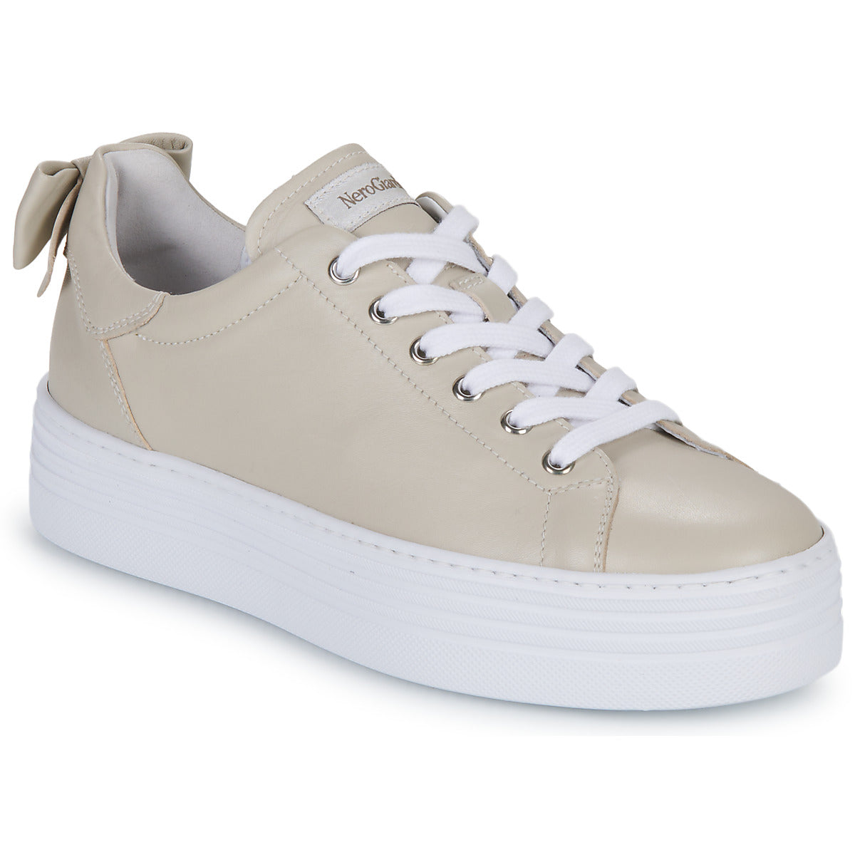 Sneakers basse Donna NeroGiardini E306520D-702 Beige