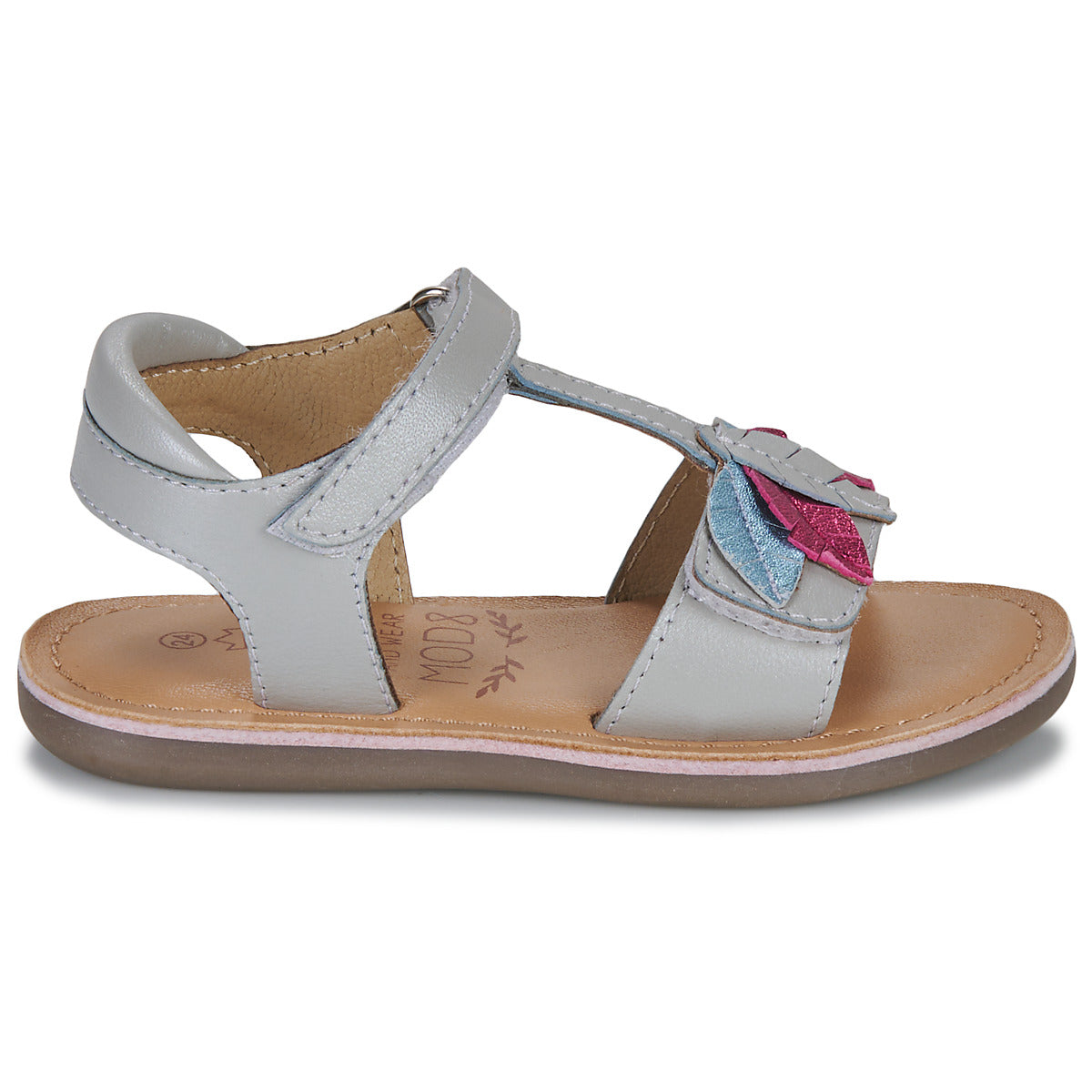 Sandali bambini ragazza Mod’8 CLOLEAF Argento