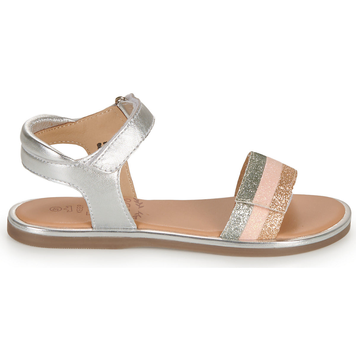 Sandali bambini ragazza Mod’8 PAGANISA Argento