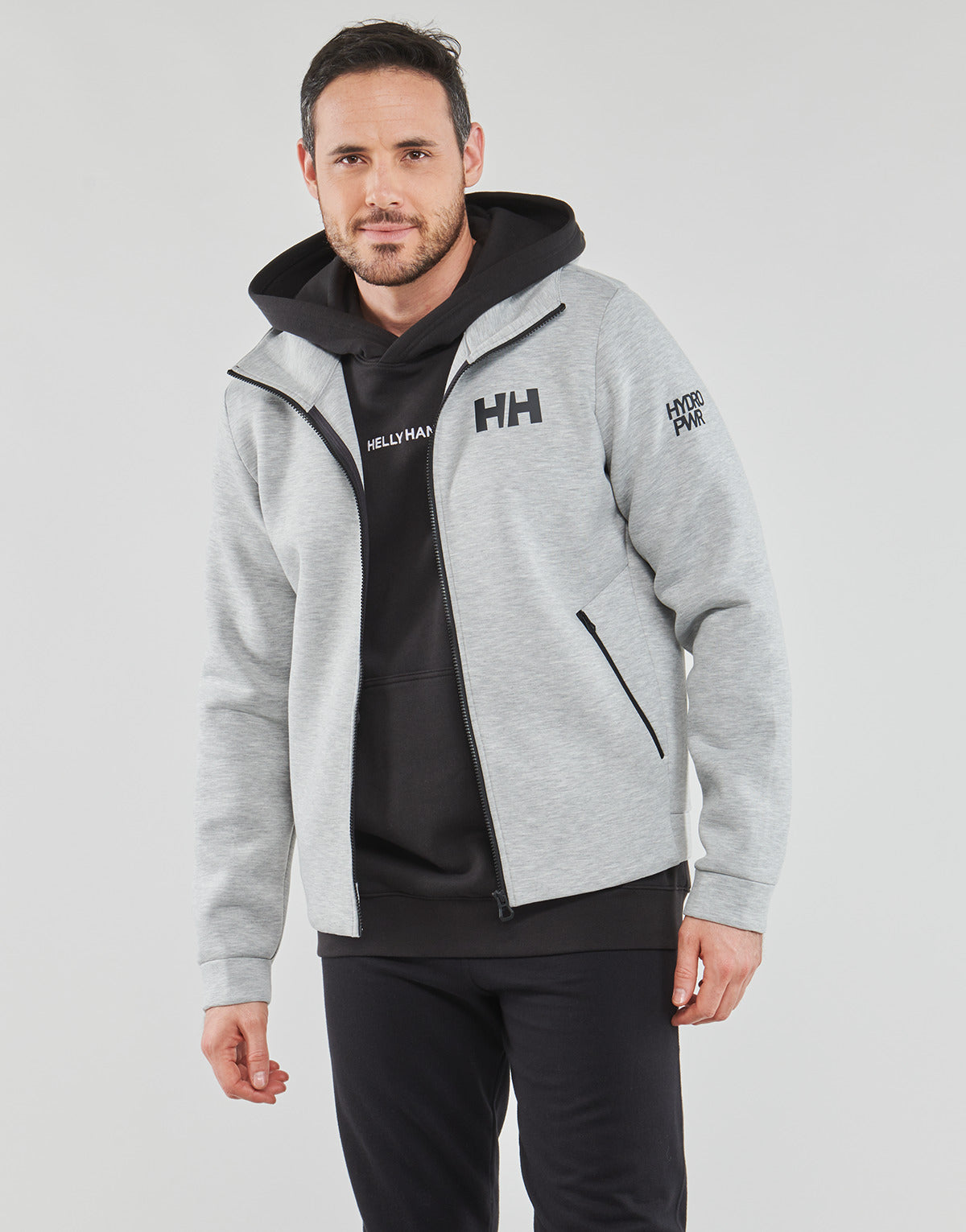 Giacca Uomo Helly Hansen HP OCEAN FZ JACKET 2.0 Grigio
