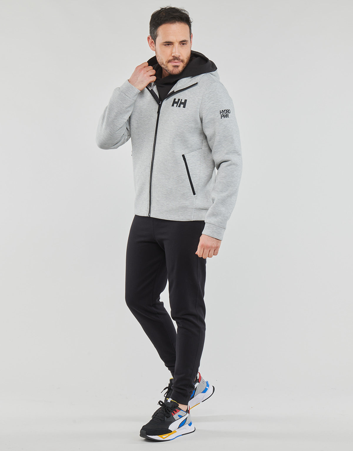 Giacca Uomo Helly Hansen HP OCEAN FZ JACKET 2.0 Grigio