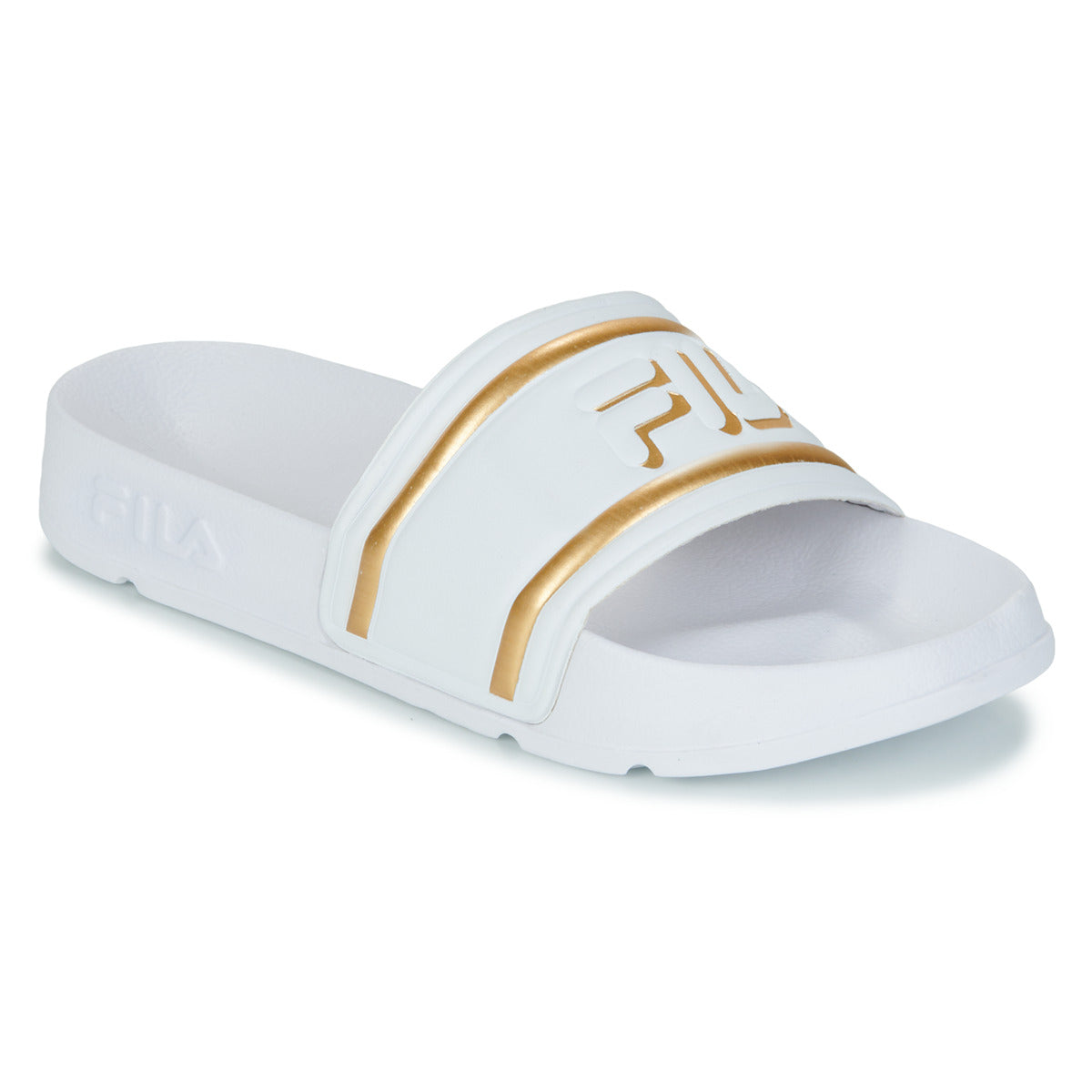 ciabatte Donna Fila  MORRO BAY LOGO SLIPPER  Bianco