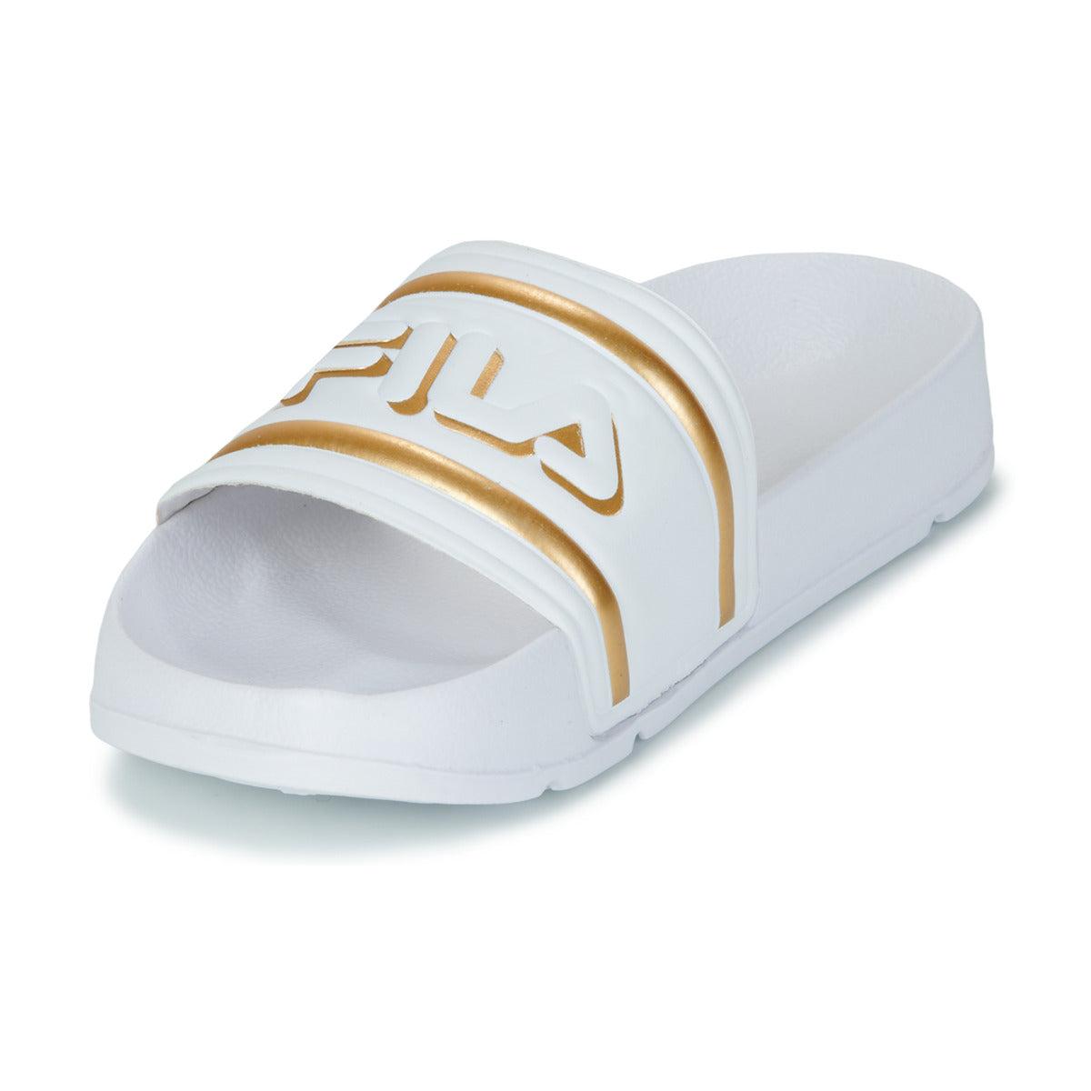 ciabatte Donna Fila  MORRO BAY LOGO SLIPPER  Bianco